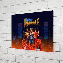 Холст прямоугольный Bare knuckle - streets of rage, цвет: 3D-принт — фото 2