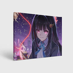 Холст прямоугольный Honkai Star Rail Sparkle smile, цвет: 3D-принт