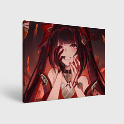 Холст прямоугольный Honkai Star Rail Sparkle smile, цвет: 3D-принт