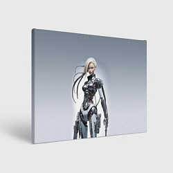 Холст прямоугольный Barbie - cyber warrior, цвет: 3D-принт