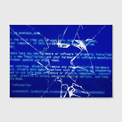 Холст прямоугольный Синий экран смерти виндовс, цвет: 3D-принт — фото 2