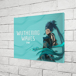 Холст прямоугольный Jiyan - Game Wuthering Waves, цвет: 3D-принт — фото 2