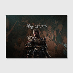 Холст прямоугольный Sun Wukong Black myth wukong, цвет: 3D-принт — фото 2