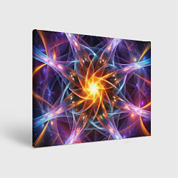 Холст прямоугольный Закрученная абстракция, цвет: 3D-принт