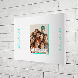 Холст прямоугольный Ateez участники, цвет: 3D-принт — фото 2