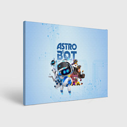 Холст прямоугольный Astro Bot - Game, цвет: 3D-принт
