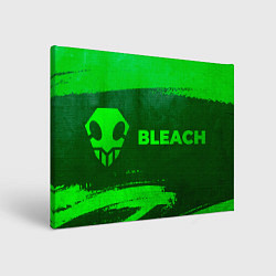 Холст прямоугольный Bleach - green gradient по-горизонтали, цвет: 3D-принт