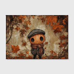 Холст прямоугольный Юный тыквенный Джек, цвет: 3D-принт — фото 2