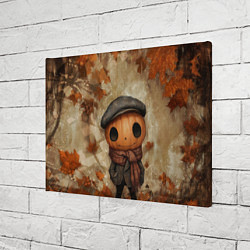 Холст прямоугольный Юный тыквенный Джек, цвет: 3D-принт — фото 2