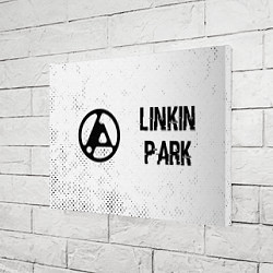 Холст прямоугольный Linkin Park 2024 glitch на светлом фоне по-горизон, цвет: 3D-принт — фото 2