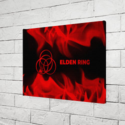 Холст прямоугольный Elden Ring - red gradient по-горизонтали, цвет: 3D-принт — фото 2