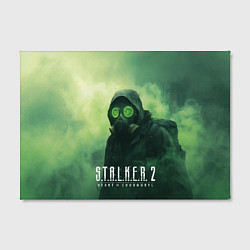 Холст прямоугольный Stalker 2 сердце Чернобыля, цвет: 3D-принт — фото 2