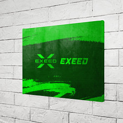 Холст прямоугольный Exeed - green gradient по-горизонтали, цвет: 3D-принт — фото 2