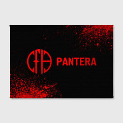 Холст прямоугольный Pantera - red gradient по-горизонтали, цвет: 3D-принт — фото 2