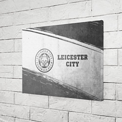 Холст прямоугольный Leicester City - white gradient по-горизонтали, цвет: 3D-принт — фото 2