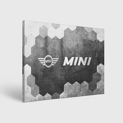 Холст прямоугольный Mini - grey gradient по-горизонтали, цвет: 3D-принт