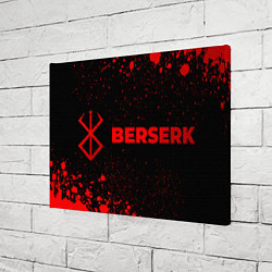 Холст прямоугольный Berserk - red gradient по-горизонтали, цвет: 3D-принт — фото 2