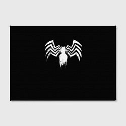 Холст прямоугольный Venom - logo, цвет: 3D-принт — фото 2