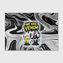 Холст прямоугольный We are Venom - Morty, цвет: 3D-принт — фото 2