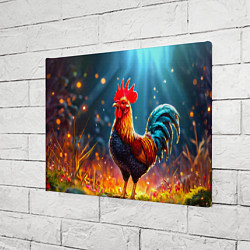 Холст прямоугольный Блестящий петух, цвет: 3D-принт — фото 2