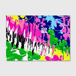 Холст прямоугольный Colorful abstraction - aloha, цвет: 3D-принт — фото 2