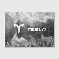 Холст прямоугольный Tesla - grey gradient по-горизонтали, цвет: 3D-принт — фото 2