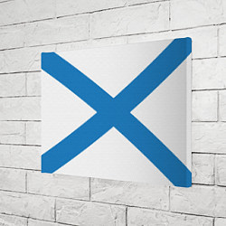 Холст прямоугольный Военно-морской флот: Андреевский флаг, цвет: 3D-принт — фото 2