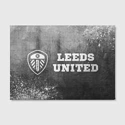 Холст прямоугольный Leeds United - grey gradient по-горизонтали, цвет: 3D-принт — фото 2