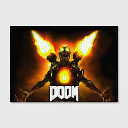 Холст прямоугольный Doom - revenant, цвет: 3D-принт — фото 2