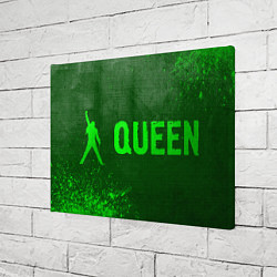 Холст прямоугольный Queen - green gradient по-горизонтали, цвет: 3D-принт — фото 2