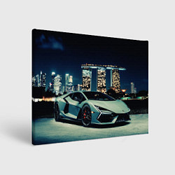 Холст прямоугольный Автомобиль, цвет: 3D-принт