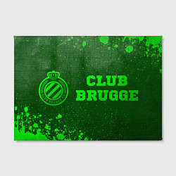 Холст прямоугольный Club Brugge - green gradient по-горизонтали, цвет: 3D-принт — фото 2