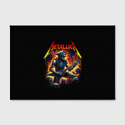 Холст прямоугольный Metallica - James Alan Hatfield, цвет: 3D-принт — фото 2
