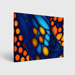 Холст прямоугольный Крыло бабочки, цвет: 3D-принт