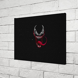 Холст прямоугольный Веном в темноте, цвет: 3D-принт — фото 2