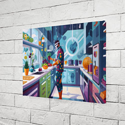 Холст прямоугольный Здоровое питание, цвет: 3D-принт — фото 2