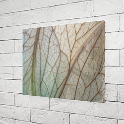 Холст прямоугольный Прожилки листика, цвет: 3D-принт — фото 2