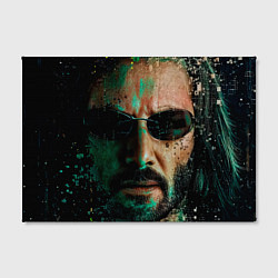 Холст прямоугольный Matrix - Keanu Reeves, цвет: 3D-принт — фото 2