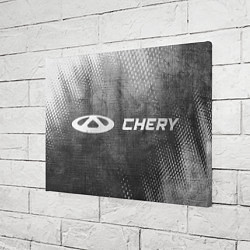Холст прямоугольный Chery - grey gradient по-горизонтали, цвет: 3D-принт — фото 2