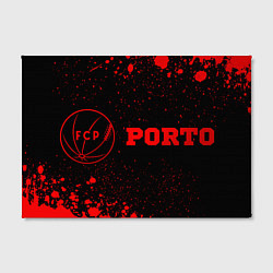 Холст прямоугольный Porto - red gradient по-горизонтали, цвет: 3D-принт — фото 2