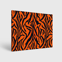 Холст прямоугольный Расцветка тигра, цвет: 3D-принт