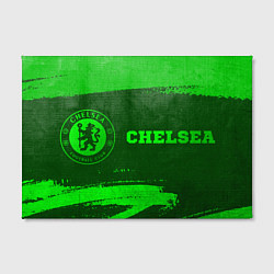 Холст прямоугольный Chelsea - green gradient по-горизонтали, цвет: 3D-принт — фото 2