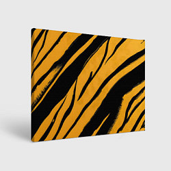 Холст прямоугольный Тигровый раскрас, цвет: 3D-принт