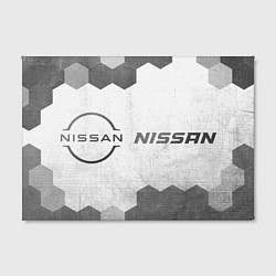 Холст прямоугольный Nissan - white gradient по-горизонтали, цвет: 3D-принт — фото 2