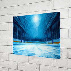 Холст прямоугольный Хоккейная площадка, цвет: 3D-принт — фото 2