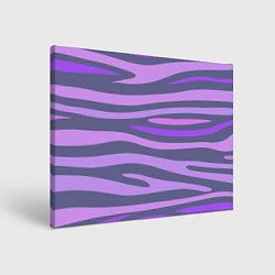 Холст прямоугольный Лавандовые волны, цвет: 3D-принт