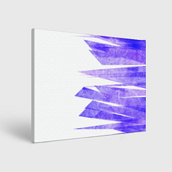 Холст прямоугольный Color white purple, цвет: 3D-принт