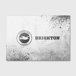 Холст прямоугольный Brighton - white gradient по-горизонтали, цвет: 3D-принт — фото 2
