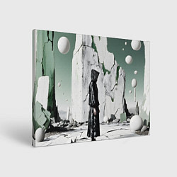 Холст прямоугольный Человек в капюшоне, цвет: 3D-принт