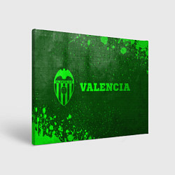 Холст прямоугольный Valencia - green gradient по-горизонтали, цвет: 3D-принт